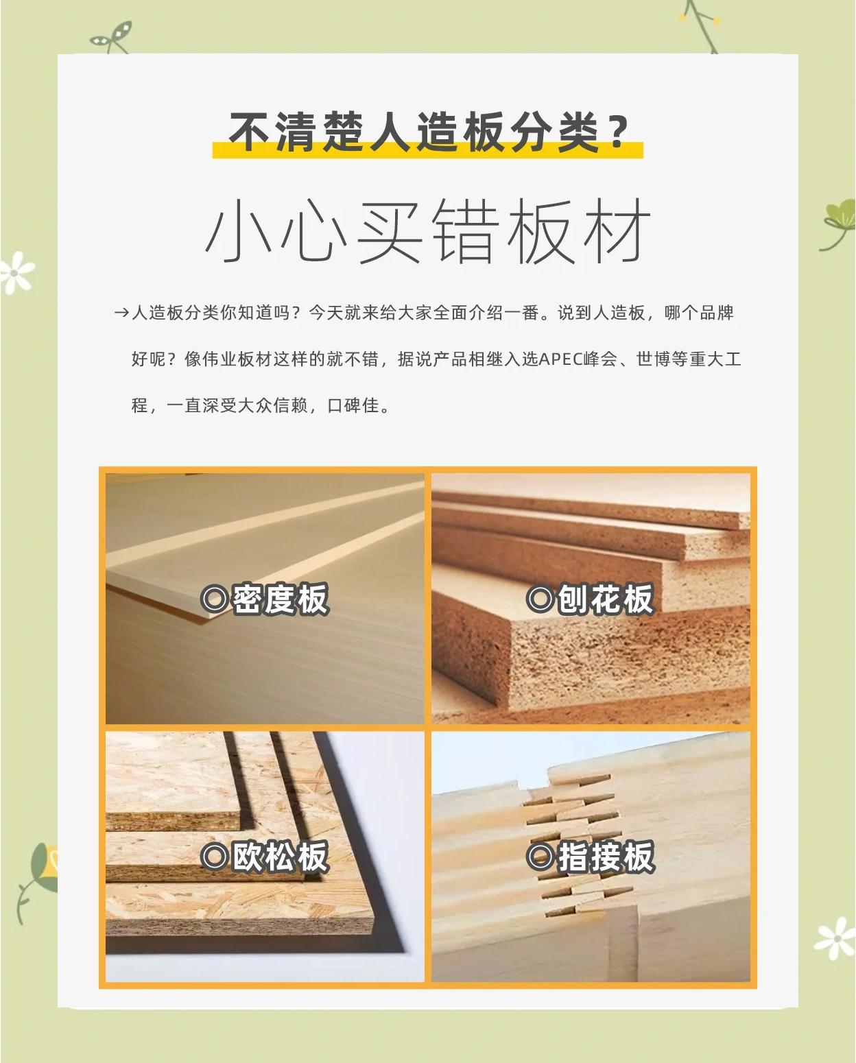 人造板種類大揭秘，選對板材不踩坑！